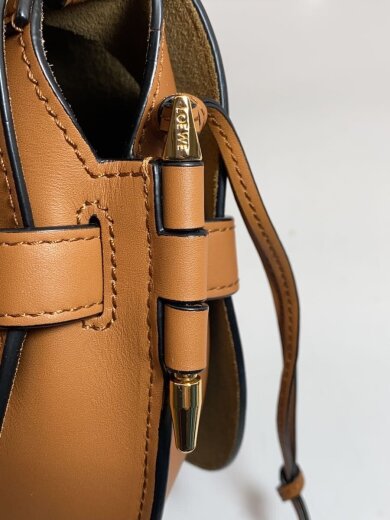 商品画像：ショルダーバッグ/レザー/BRW/無地 8