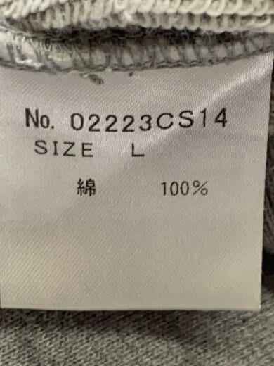 商品画像：スウェット/L/コットン/GRY/02223CS14 5