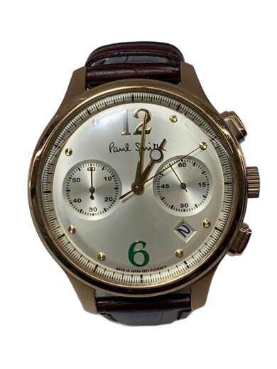 商品画像：腕時計/アナログ/レザー/WHT/BRW/6521-S087341 1