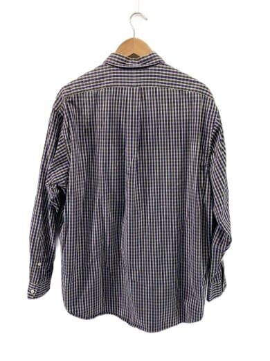 商品画像：長袖シャツ/L/コットン/NVY/チェック 2