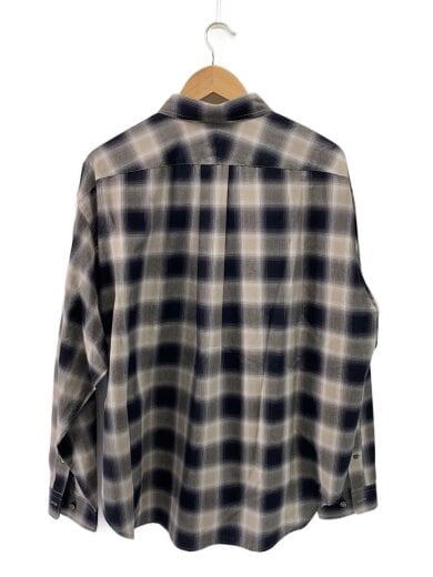 商品画像：長袖シャツ/M/コットン/チェック/25-050-470-6080-3-0 2