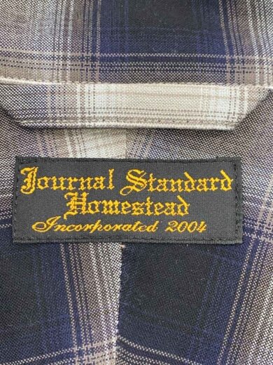 商品画像：長袖シャツ/M/コットン/チェック/25-050-470-6080-3-0 3