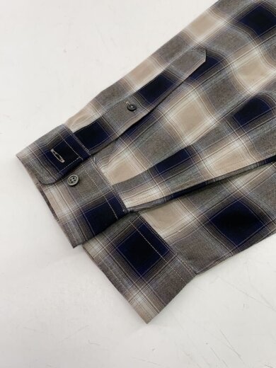 商品画像：長袖シャツ/M/コットン/チェック/25-050-470-6080-3-0 5