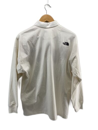 商品画像：L/S RUGGER SHIRT_ロングスリーブラガーシャツ/S/ポリエステル/WHT/無地 2