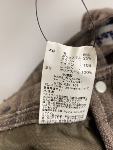 商品画像：オーバーオール/M/ウール/BRW/チェック/LB0362// 6