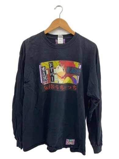 商品画像：今夜1秒/長袖Tシャツ/XL/コットン/BLK 1