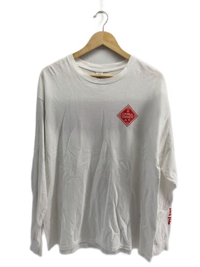 商品画像：長袖Tシャツ/XL/コットン/WHT// 1