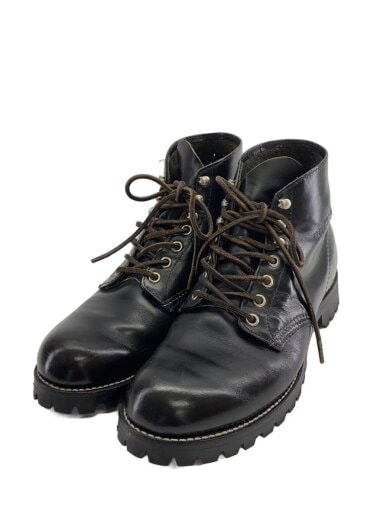 商品画像：レースアップブーツ/US8.5/BLK/レザー/8165// 2