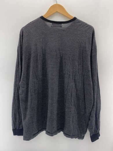 商品画像：長袖Tシャツ/2/ウール/BLK/ボーダー/GU213-70194 2