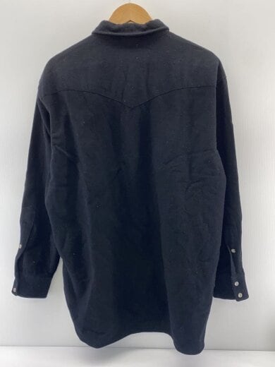 商品画像：シャツ/XL/ウール/BLK/USA製/90s 2