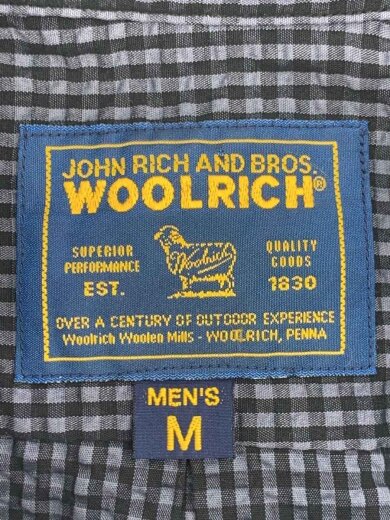 商品画像：長袖シャツ/M/コットン/NVY/ギンガムCK// 3