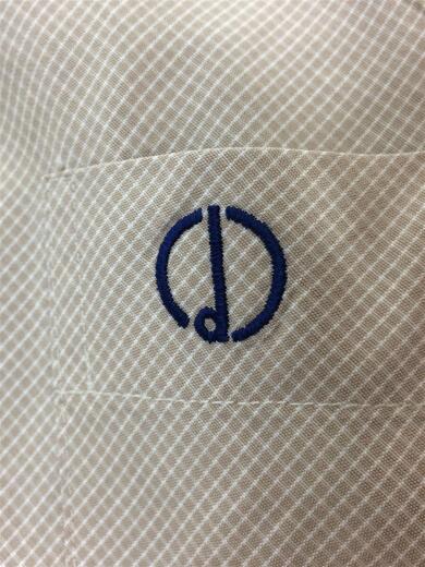 画像：dunhill長袖シャツ/38-80/ブラウン/茶/ロングスリーブ/Yシャツ/カッターシャツ/ロゴ刺繍/メンズ6