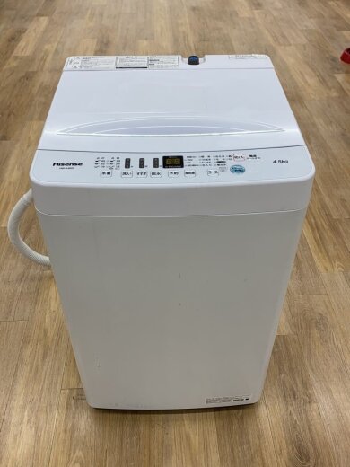 商品画像：B:洗濯機 4.5kg ハイセンス 2021年 1