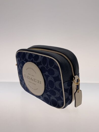 商品画像：シグネチャー/ショルダーバッグ/デニム×レザー/NVY/C2822// 2