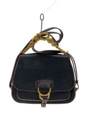 ショルダーバッグ[仕入]/レザー/ブラック/ミュウミュウ