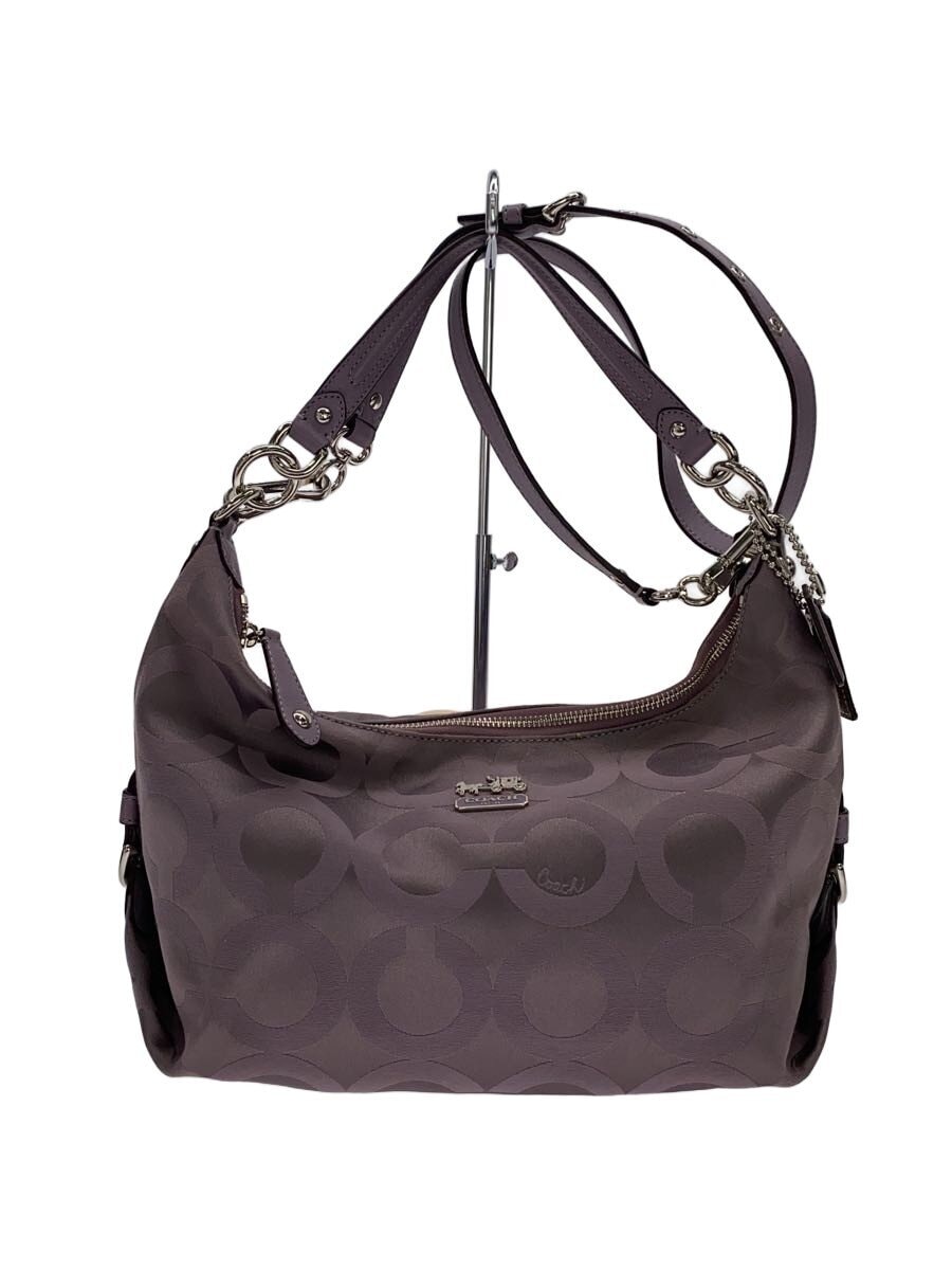 COACH / COACH コーチ　ショルダーバッグ/キャンバス/PUP/14337/オプアート//