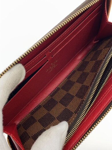 商品画像：ポルト・フォイユ・クレマンス_ダミエ・エベヌ/長財布/レザー/BRW/レディース/N60534 6