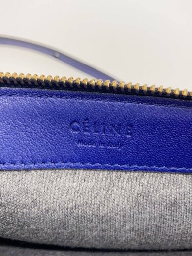 商品画像：トリオスモール/ヨゴレ・スレ・コバワレ有/ハンドバッグ[仕入]/レザー/BLU// 5