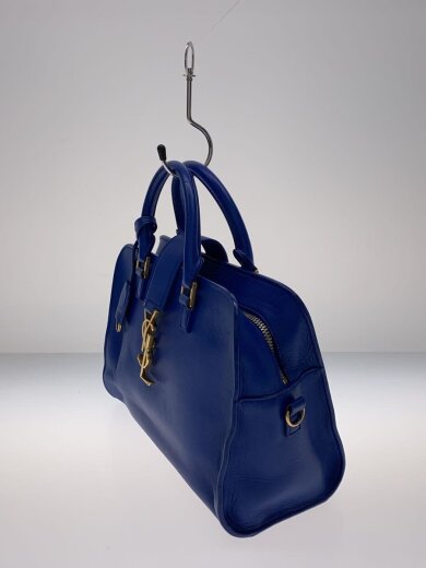 商品画像：ベイビーカバス/ハンドバッグ/レザー/BLU/372087/ショルダーストラップ/ロゴ金具/ 2