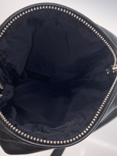 商品画像：ミニカメラバッグ/金具クスミ有/ショルダーバッグ/レザー/BLK/581700 6