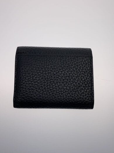 商品画像：ポルト・フォイユ/カプシーヌXS/3つ折り財布/M68587/レザー/BLK/黒/レディース 2