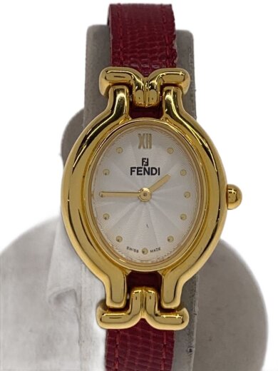 商品画像：クォーツ腕時計/アナログ/レザー/WHT/マルチカラー/640L 1