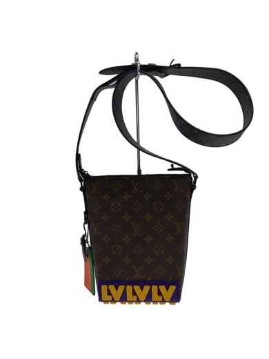 商品画像：クルーザーメッセンジャー/ショルダーバッグ/PVC/ブラウン/モノグラム/M57966/ルイヴィトン 1