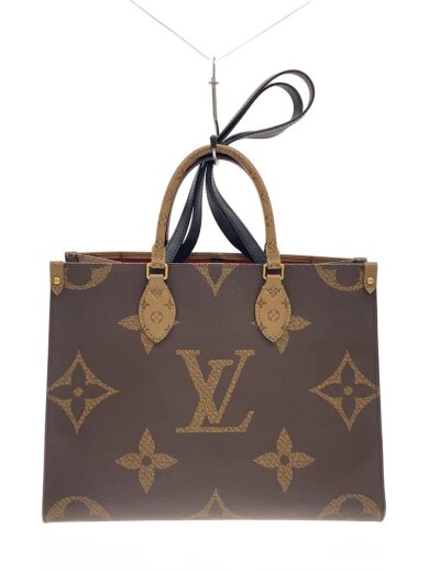 商品画像：オンザゴーMM/トートバッグ/PVC/BRW/M45321/モノグラムリバース/LV 1