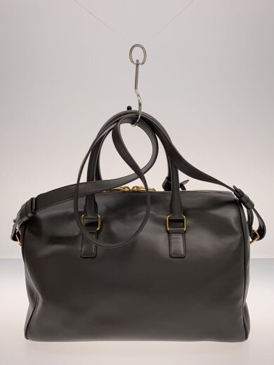 商品画像：SAINT LAURENT サンローラン ボストンバッグ/レザー/GRY/無地/クラシックダッフル6// 3