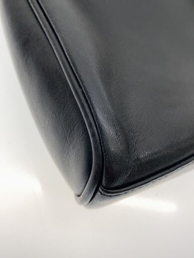 商品画像：オールレザー/ショルダーバッグ/ターンロック/レザー/BLK/SV金具/9818/内側カビ// 7