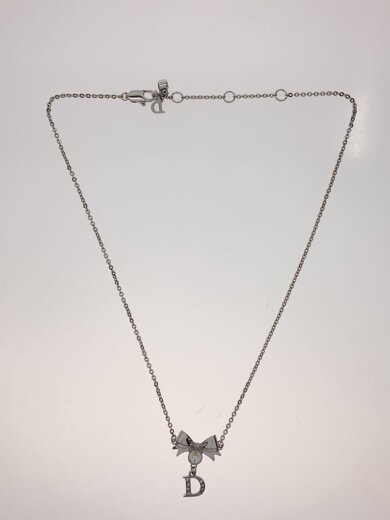 商品画像：◆ネックレス[仕入]/--/SLV/トップ有/レディース/リボン/ラインストーン/Dロゴ// 2
