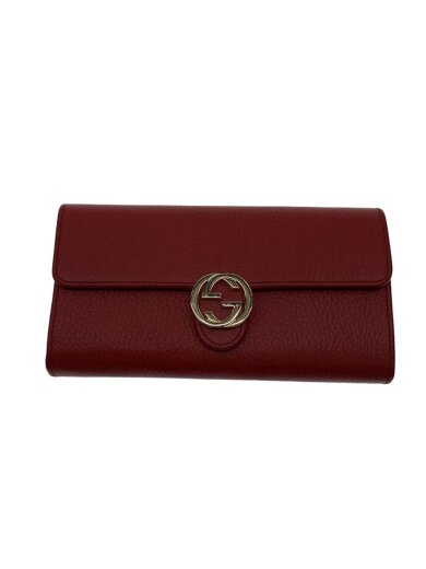 商品画像：財布[仕入]/レザー/RED/レディース/615524// 1