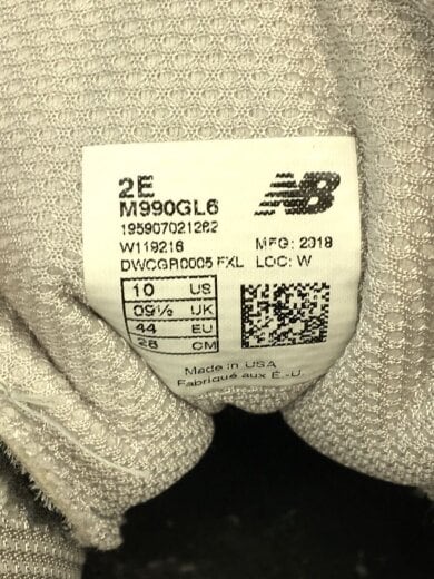 商品画像：ローカットスニーカー/28cm/GRY/m990gl6// 5