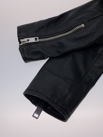 商品画像：ダブルライダースジャケット/XS/山羊革/BLK/無地 5