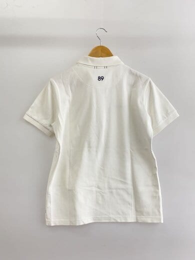 商品画像：ポロシャツ/4/コットン/WHT/無地/053-1960801 2