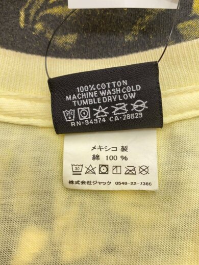 商品画像：Tシャツ/L/コットン/YLW/プリント 4