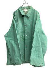 60s/Sager Grove/Color Demim Work Jacket/XL/コットン/GRN/無地