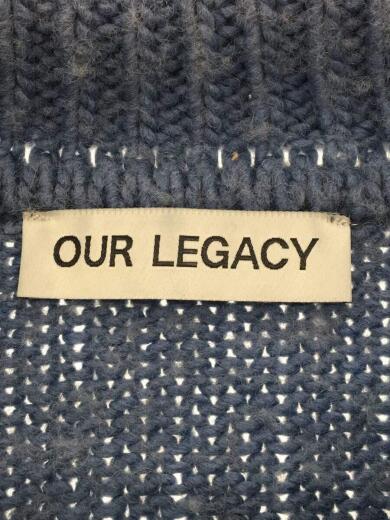 画像：OUR LEGACY22AW/BIG CARDIGAN/FUNKY BLUE/カーディガン(厚手)/44/ウールブルー3