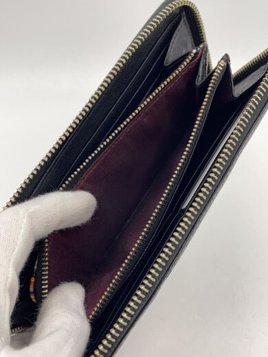 商品画像：長財布/レザー/BLK/メンズ 5