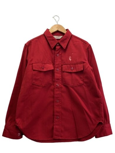 商品画像：ジャケット/S/ポリエステル/RED/無地/T-WORK SHT JKT// 1