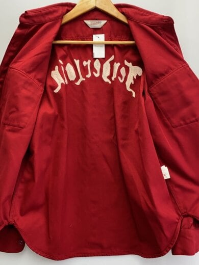 商品画像：ジャケット/S/ポリエステル/RED/無地/T-WORK SHT JKT// 3