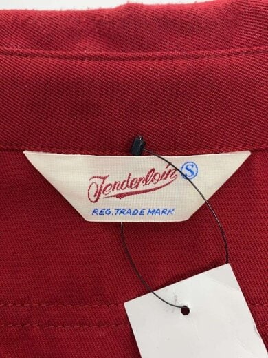 商品画像：ジャケット/S/ポリエステル/RED/無地/T-WORK SHT JKT// 4