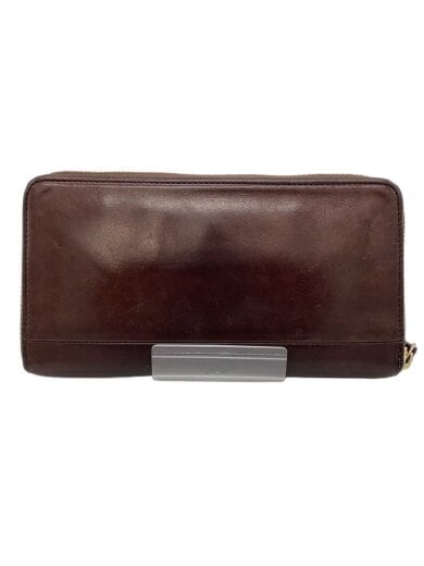 商品画像：長財布/レザー/BRW/無地/メンズ/341-01318 1