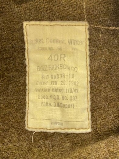 商品画像：フライトジャケット/--/コットン/KHK/338-19/55-J-120// 4