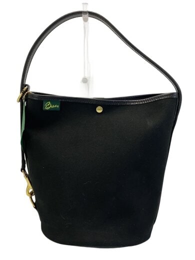 商品画像：ショルダーバッグ/コットン/BLK 1