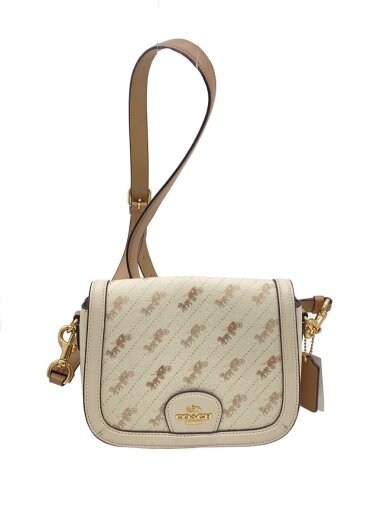 商品画像：ショルダーバッグ_ホース・アンド・キャリッジ_ドットプリント/PVC/総柄 1