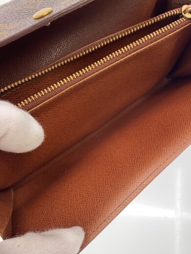 商品画像：2)ポシェット・ポルト・モネ・クレディ_モノグラム・キャンバス/PVC/BRW/レディース 6