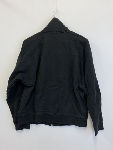 商品画像：ジップパーカー/2/コットン/BLK/無地 2