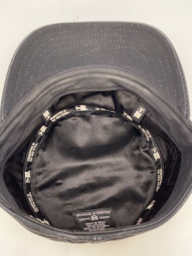 商品画像：キャップ/7 3/8/コットン/BLK/無地/メンズ 4