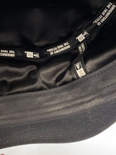 商品画像：キャップ/7 3/8/コットン/BLK/無地/メンズ 7